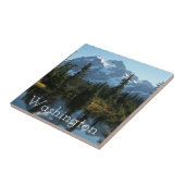 Washington State Mount Shuksan Landschap Tegeltje (Zijkant)