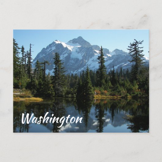 Washington State Mount Shuksan Travel Briefkaart (Voorkant)