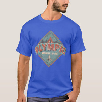 Washington State National Park Vintage US Camping  T-shirt