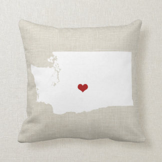 Washington State New Home Pillow 16 x 16 inch Kussen