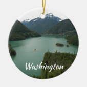 Washington State North Cascades Foto Keramisch Ornament (Voorkant)