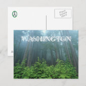 Washington State Post Card Briefkaart (Voorkant / Achterkant)