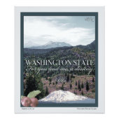 Washington State Poster Art (Voorkant)