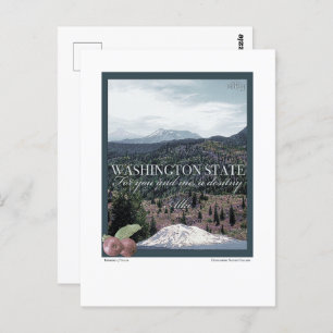 Washington State Poster Art Briefkaart