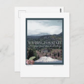 Washington State Poster Art Briefkaart (Voorkant / Achterkant)