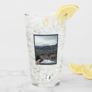 Washington State Poster Art Glas