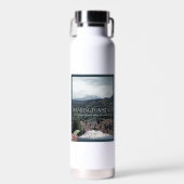 Washington State Poster Art Waterfles (Voorkant)