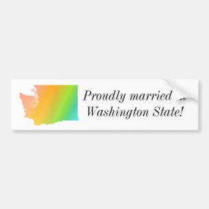 Washington State Pride Bumpersticker