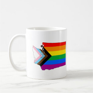 Washington State Pride LGBTQ Progress Pride Koffiemok