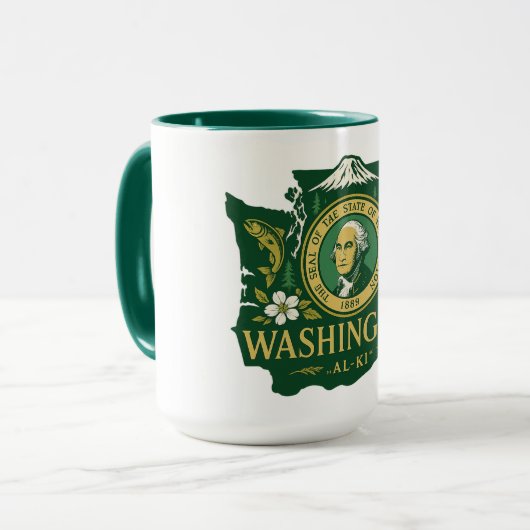 Washington State Pride Mok (Voorkant links)