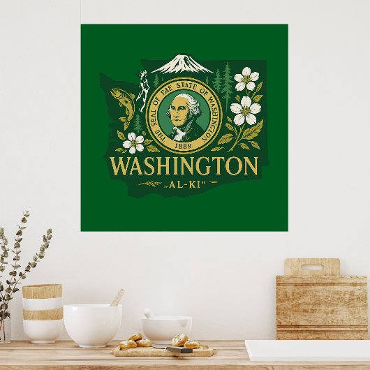 Washington State Pride Poster (Keuken)