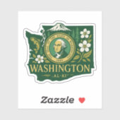 Washington State Pride Sticker (Vel)