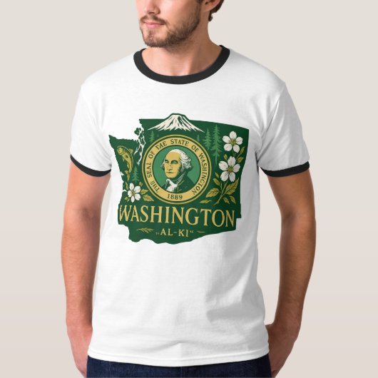Washington State Pride T-shirt (Voorkant)