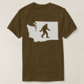 Washington State Sasquatch T-shirt (Design voorkant)