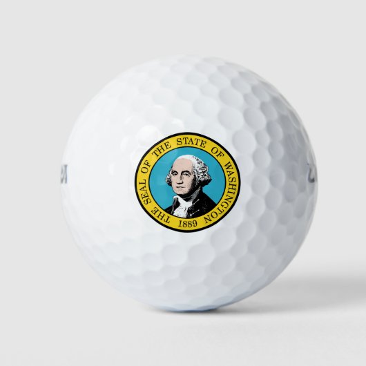 Washington State Seal - Golfballen (Voorkant)