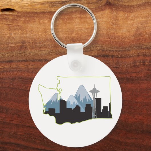 Washington State Sleutelhanger (Voorkant)