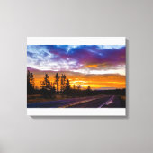 Washington State Sunset Canvas Afdruk (Voorkant)