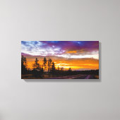 Washington State Sunset Canvas Afdruk (Voorkant)