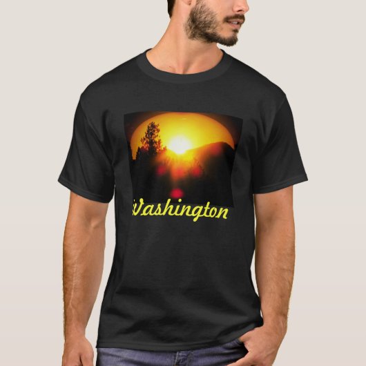 Washington State Sunset T-shirt (Voorkant)
