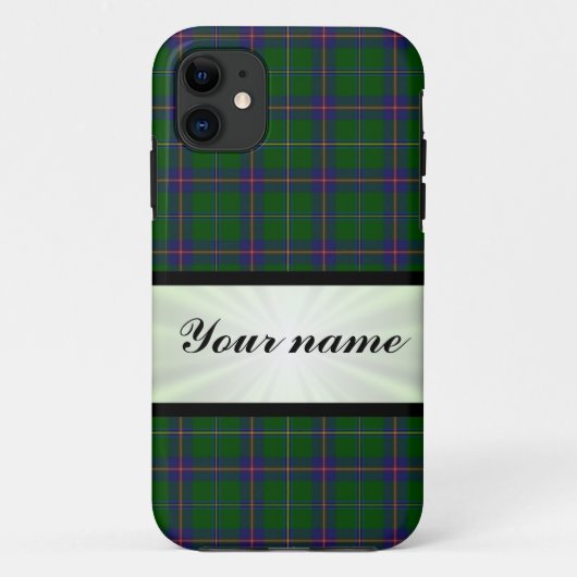 Washington State Tartan met lint Case-Mate iPhone Case (Achterkant)