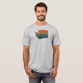 Washington State Tree Silhouette T-shirt (Voorkant volledig)