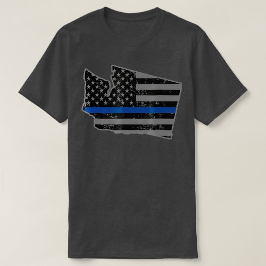 Washington State Trooper Seattle Police Department T-shirt (Design voorkant)
