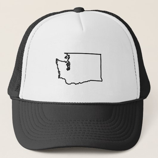 Washington State Trucker Hat Trucker Pet (Voorkant)