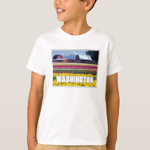 Washington State Tulpenveld T-shirt