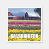 Washington State | Tulpveld Servet (Voorkant)