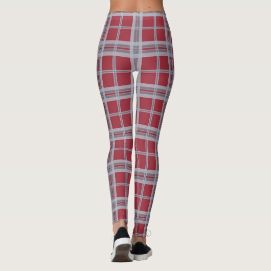 Washington State University Cougar Tartan Leggings (Achterkant)