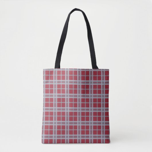 Washington State University Cougar Tartan Tote Bag (Voorkant)