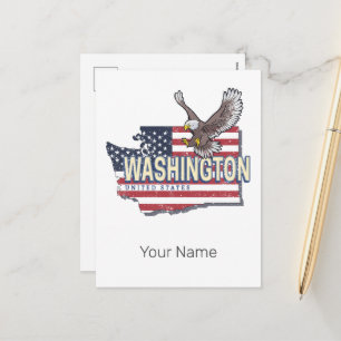 Washington State Verenigde Staten Kaart USA Souven