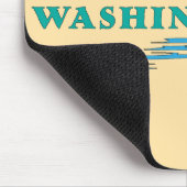 Washington State Verenigde Staten van Amerika Muismat (Hoek)