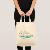 Washington State Verenigde Staten van Amerika Tote Bag (Voorkant (product))