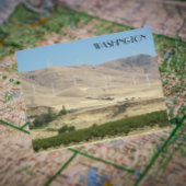 Washington State Vineyards and Wind Boerderijen Tr Briefkaart