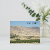 Washington State Vineyards and Wind Boerderijen Tr Briefkaart (Staand voorkant)