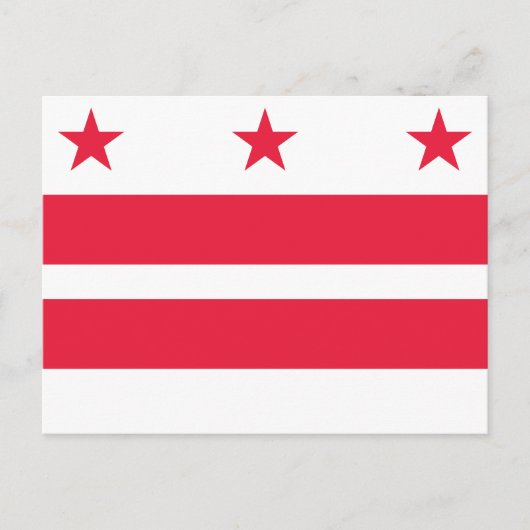 Washington State Vlag Reis Briefkaart (Voorkant)