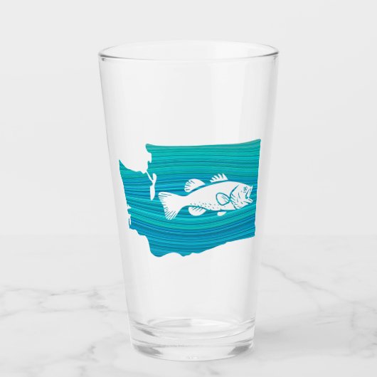 Washington State Wave Gevist Glas (Voorkant)