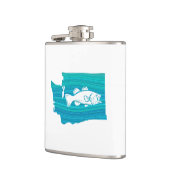 Washington State Wave Gevist Heupfles (Links)