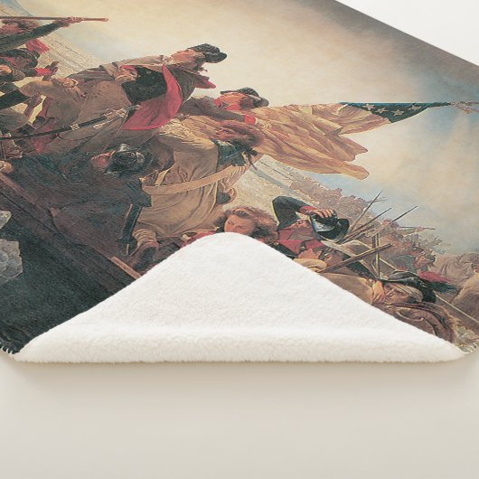 Washington steekt de Delaware over door Emanuel Le Sherpa Deken (3/4)