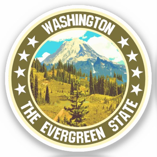 Washington Sticker (Voorkant)