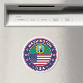 Washington sticker, telefooncel, canvas tas magneet (Insitu (Vaatwasser))