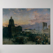  Washington Street Indianapolis in Dusk Poster (Voorkant)