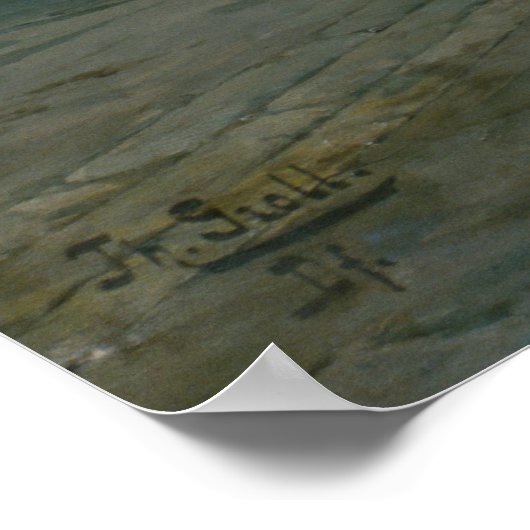  Washington Street Indianapolis in Dusk Poster (Hoek)