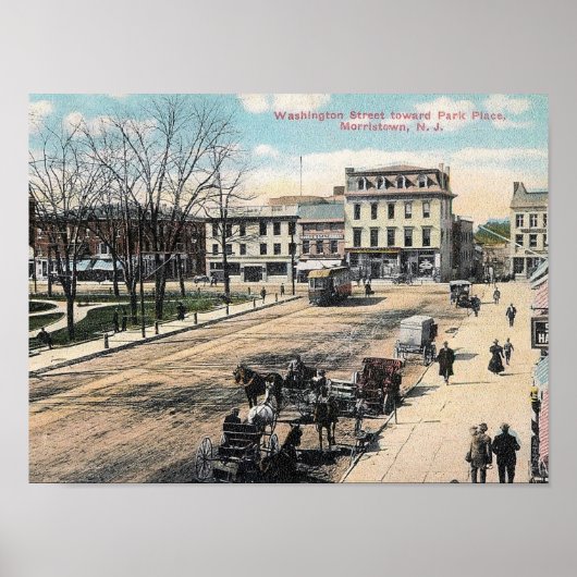 Washington Street, Morristown NJ,  Poster (Voorkant)