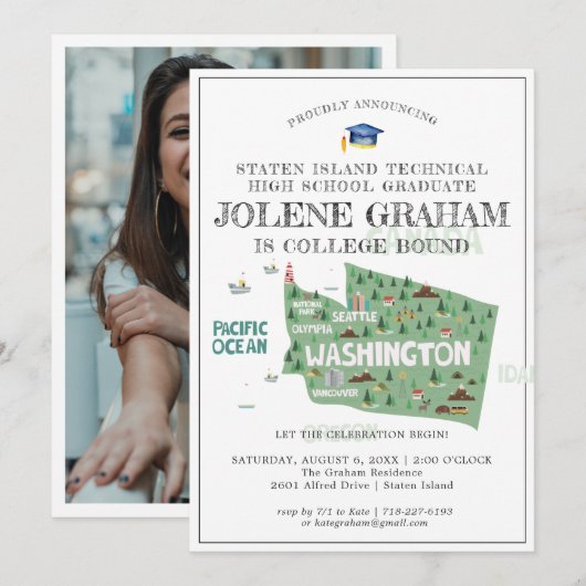 Washington | Studieacademie (Voorkant / Achterkant)