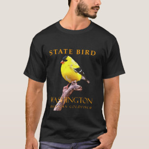 Washington Territorium Vogel De Amerikaanse Goudvi T-shirt