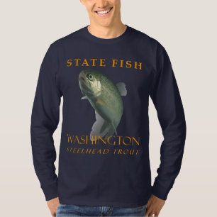 Washington Territory Vang de Steelhead Forel T-shirt