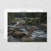 Washington "The Evergreen State" Briefkaart (Voorkant / Achterkant)