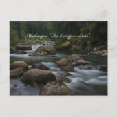 Washington "The Evergreen State" Briefkaart (Voorkant)